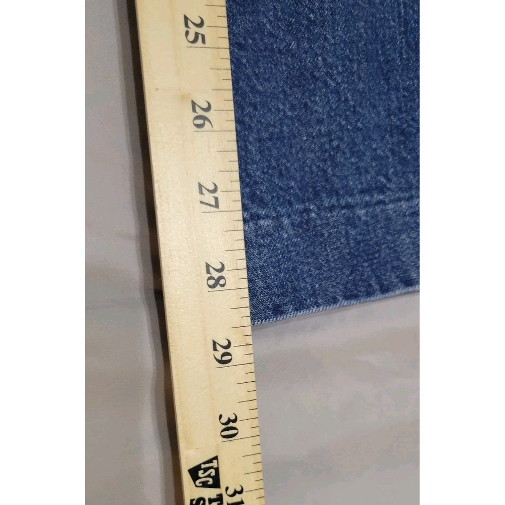 Banana Republic Women's Size 28 High-Rise Wide Leg Pleated Jeans Medium Wash - Picture 13 of 16